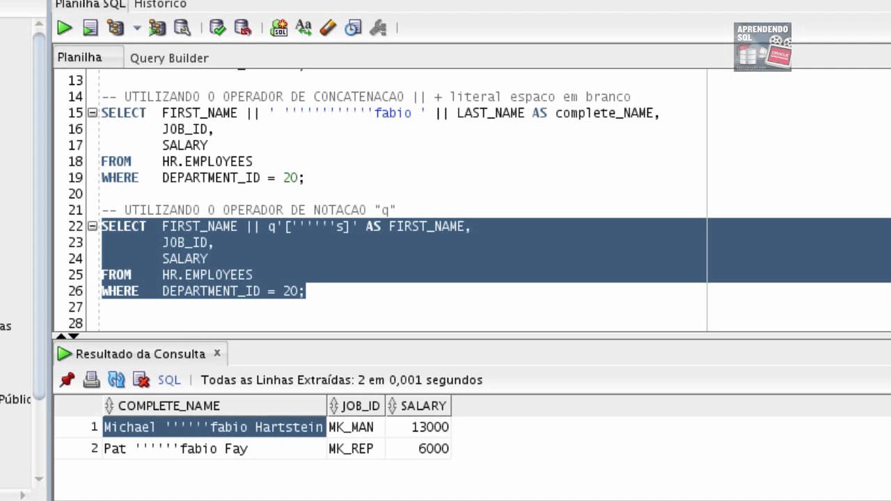 A Instrução Sql Select Pertence A Qual Categoria De Linguagem