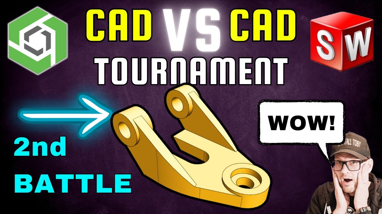 Which is FASTER?  SOLIDWORKS vs ONSHAPE - ChrisBCo vs Airwick -Match 2