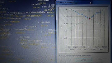 Sequence Generator Pro (SGP) autofocus test with Canon 6D and Microtouch focuser.