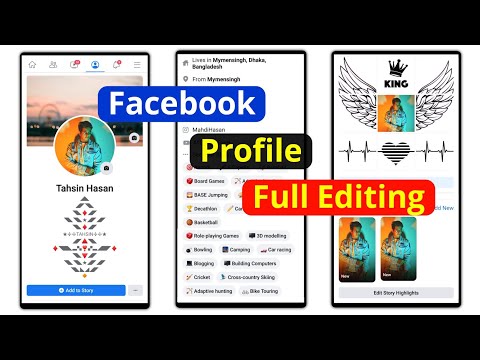 Facebook profile Full Editing - Facebook profile settings - Best Facebook Profile Edit - fb edit