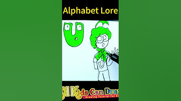 Vẽ Alphabet Lore U | U Alphabet Lore How To Draw Easy #shorts