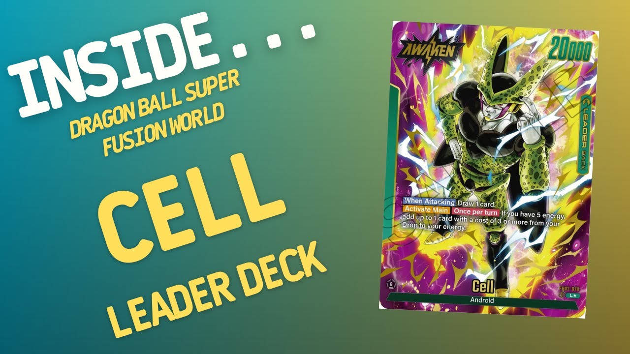 Cell Leader Deck Fusion World Dragon Ball Super Card Game | Inside #607