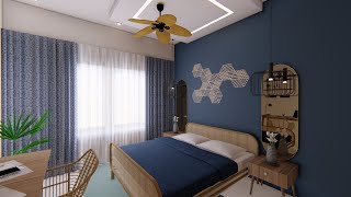 Guest bedroom design by Gozelo Designs