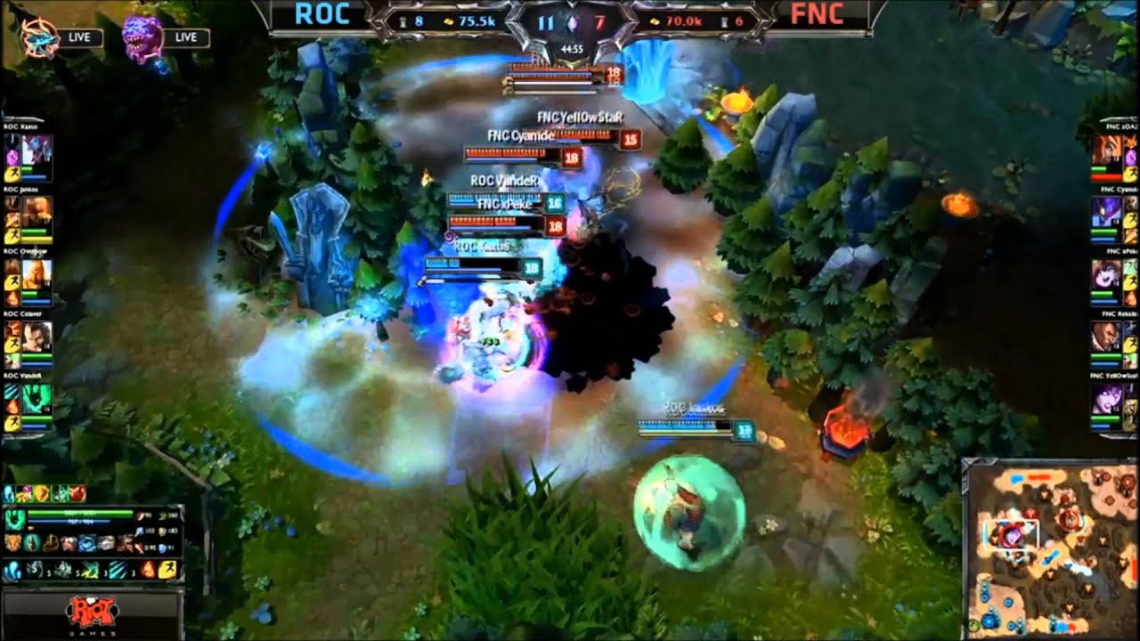 EU LCS - Summer Split 2014 - Rekkles quadra kill