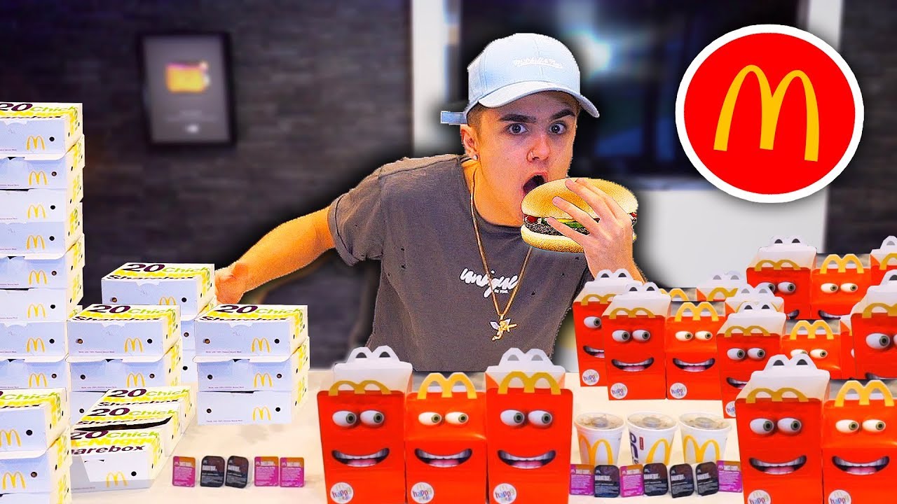MCDONALDS EATING CHALLENGE!! {Breaking World Records} YouTube