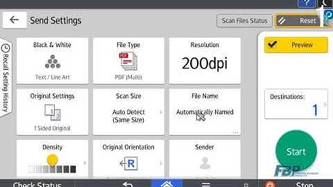 Ricoh Copiers: Customizing the Scanner Screen