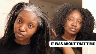 I Had To Do It | Twist Out on Blown Out Hair | Natural Hair Tutorial