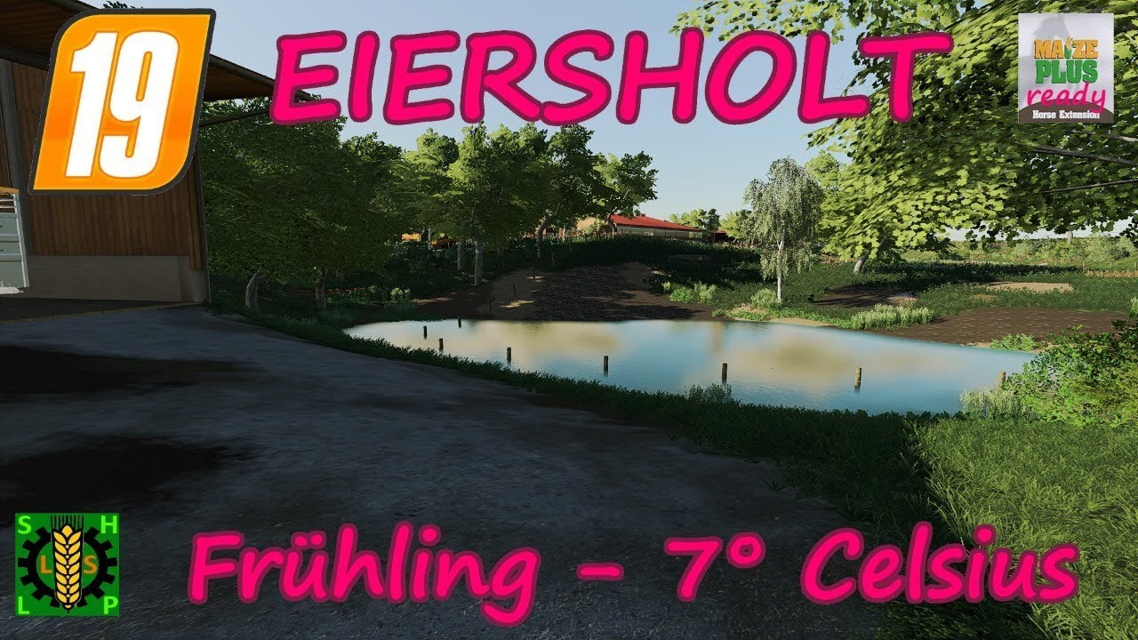 LS19 | Eiersholt | Früling - 7° Celsius | Livestream  