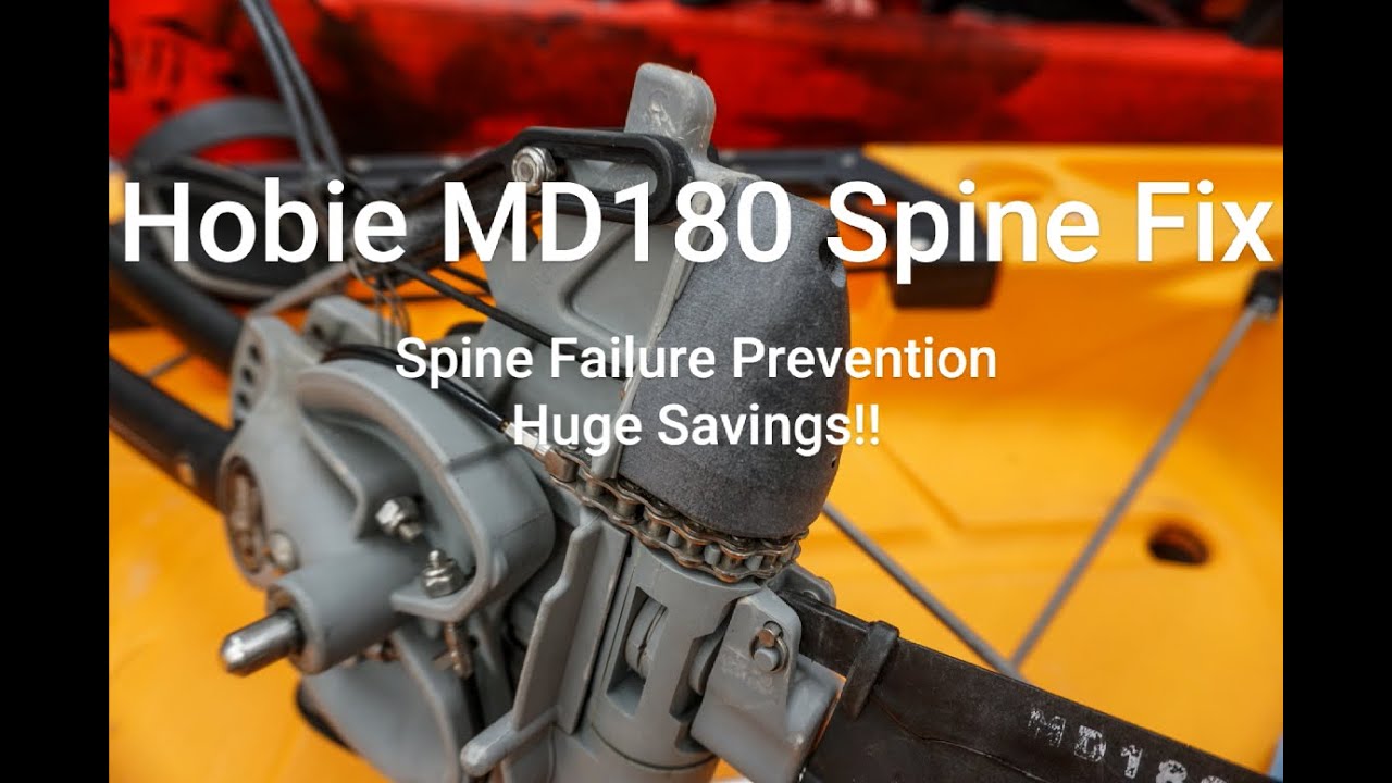 $300 SAVED!! Hobie 180 Mirage Drive Spine Fixed!! You need this!