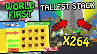 NEW *WORLD FIRST* COMPLETE Sticker Stack & e_lol Trading! | Roblox Bee Swarm
