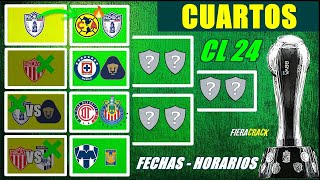✅🔥 ASÍ SE JUGARAN LOS PARTIDOS de CUARTOS de FINAL CLAUSURA 2024 Liga MX ✅CUARTOS de FINAL DEFINIDO