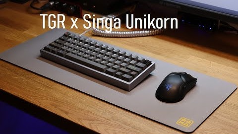 TGR x Singa Unikorn w/Lubed Tangerine v2s Sound Test/Typing Test