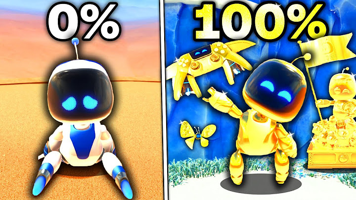 J'ai 100% TOUS les Astro Bot (TOUS les Succès PS5)