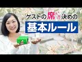 【結婚式席次】徹底解説！席順・配席の基本ルール