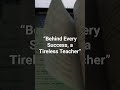 "More Than Teaching: Inspiring Through Effort” #shortvideo #teacher #mehnat
