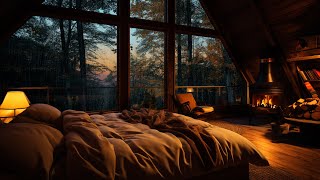 Sleep Soundly with Rain Thunderstorm Sounds on Window at Night - Natural Sound To Relax, Healing