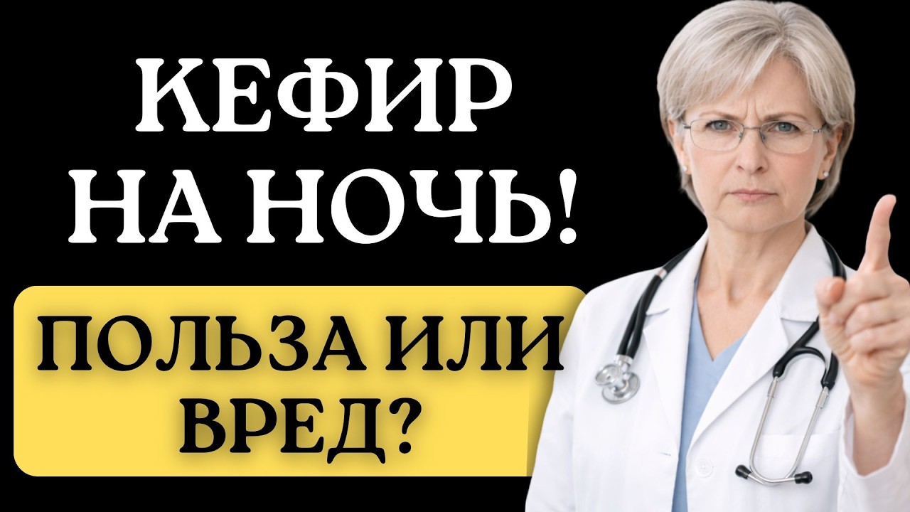 КЕФИР НА НОЧЬ — ЭТО ЯД! ВЫ ГРОБИТЕ СВОЕ ЗДОРОВЬЕ ГОДАМИ! СРОЧНО ПРЕКРАТИТЕ! | Доктор Татьяна