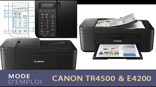 Installation et configuration Imprimante Canon série TR4500 et E4200 Windows et Android