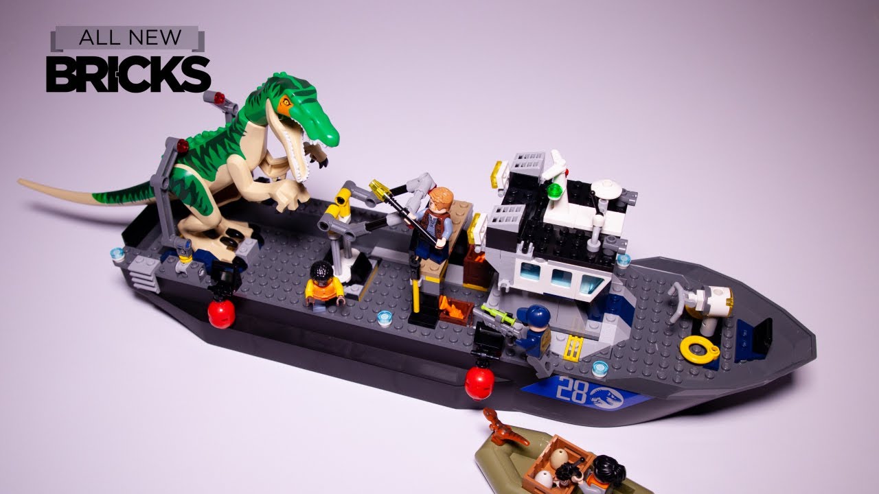 LEGO Baryonyx Dinosaur Boat Escape 76942 Building Set (308 Pieces) 