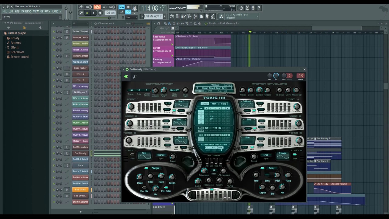 The Heart of Noise, Pt 1 - JM Jarre - FL Studio Cover