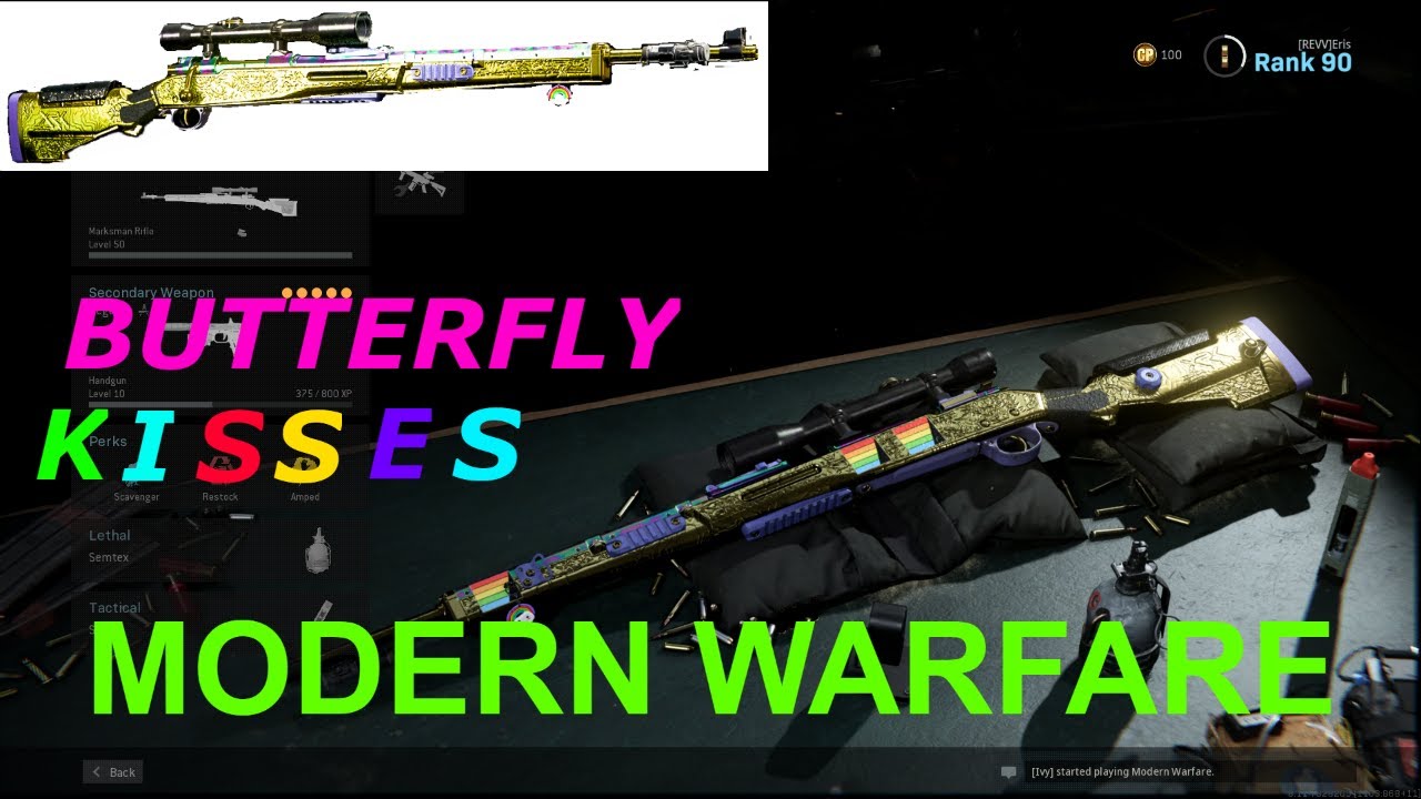 The Best Kar98k in Modern Warfare? Butterfly Kisses YouTube