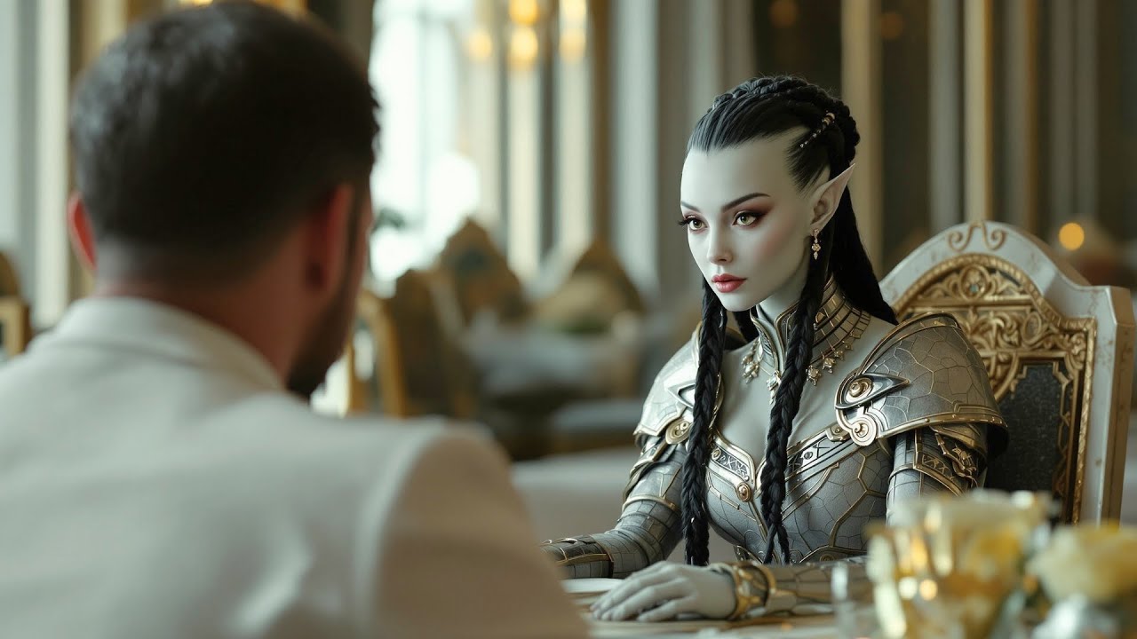 The Alien Woman Was Left Alone as Punishment, Until a Human Sat Down in the Seat Next to Her.! I HFY