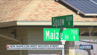 Wichita street with 'offensive' name gets new name