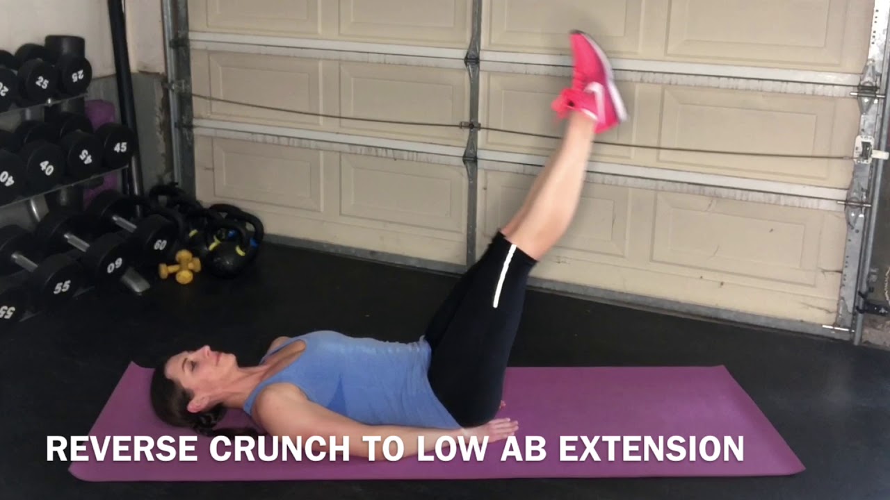 REVERSE CRUNCH TO LOW AB EXTENSION YouTube