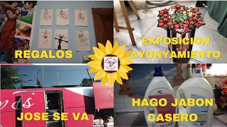 JOSE SE VA + JABON CASERO + TARASCA 2023 + EXPOSICION EN EL AYUNTAMIENTO 🌺VLOG 60