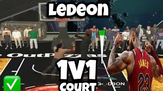 I Took My 6'8 LeDeon Build To The 1v1 Courts (TOO EASY)