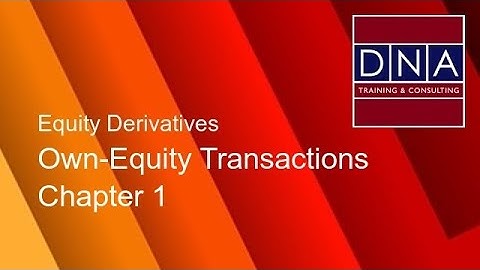 Own-Equity Transactions - Chapter 1 - Demo
