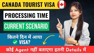Current Scenario of Canada tourist visa | #canadavisa | processing time after biometric in 2024