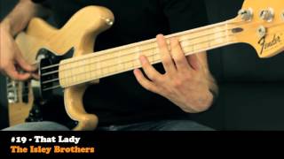 Video thumbnail of "30 FUNK BASS RIFFS // BRUNO TAUZIN // BassTheWorld.com"