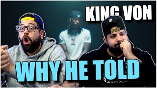 IN MEMORY OF KING VON! King Von - Why He Told (Official Video) | REACTION!!