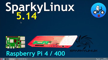 SparkyLinux Raspberry Pi 4 / 400 First Look