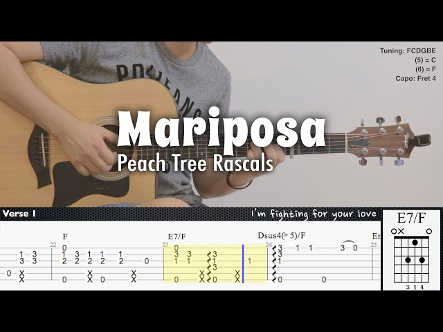 Mariposa - Peach Tree Rascals Cifra para Ukulele [Uke Cifras]