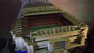 How to make the Anfield stadium of Liverpool FC with wooden stick