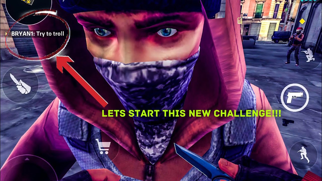 DROP GUN CHALLENGE #1 [fail]|||Critical ops😡😡😡