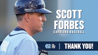Coach Scott Forbes says thank you!