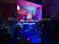 Who can it be now #livemusic #alternativerock