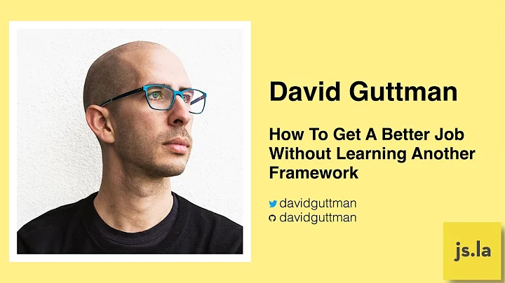 David Guttman: How to Get a Better Job Without Lea...
