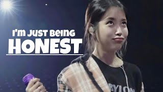 IU BEING THE QUEEN OF HONESTY