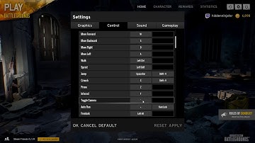 Crouch jump key bindings(hotkey) playerunknown