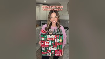 MAKING A DIY ADVENT CALENDAR FOR MY SON ❤️