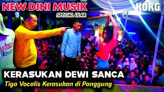 Detik detik Vocalis kerasukan Dewi sanca | New Dini musik, Tari ular Sanca Tina,Ria, Risma