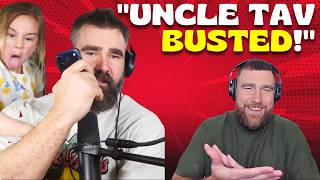 Wyatt Kelce Calls Aunt Taylor To Tattle On Uncle Travis Jason Cant Stop Laughing