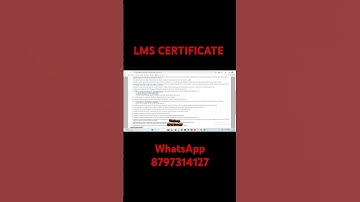 LMS certificate Id Password kaise milega |LMS Certificate kaise le Banaye | LMS For Aadhar Exam 2025
