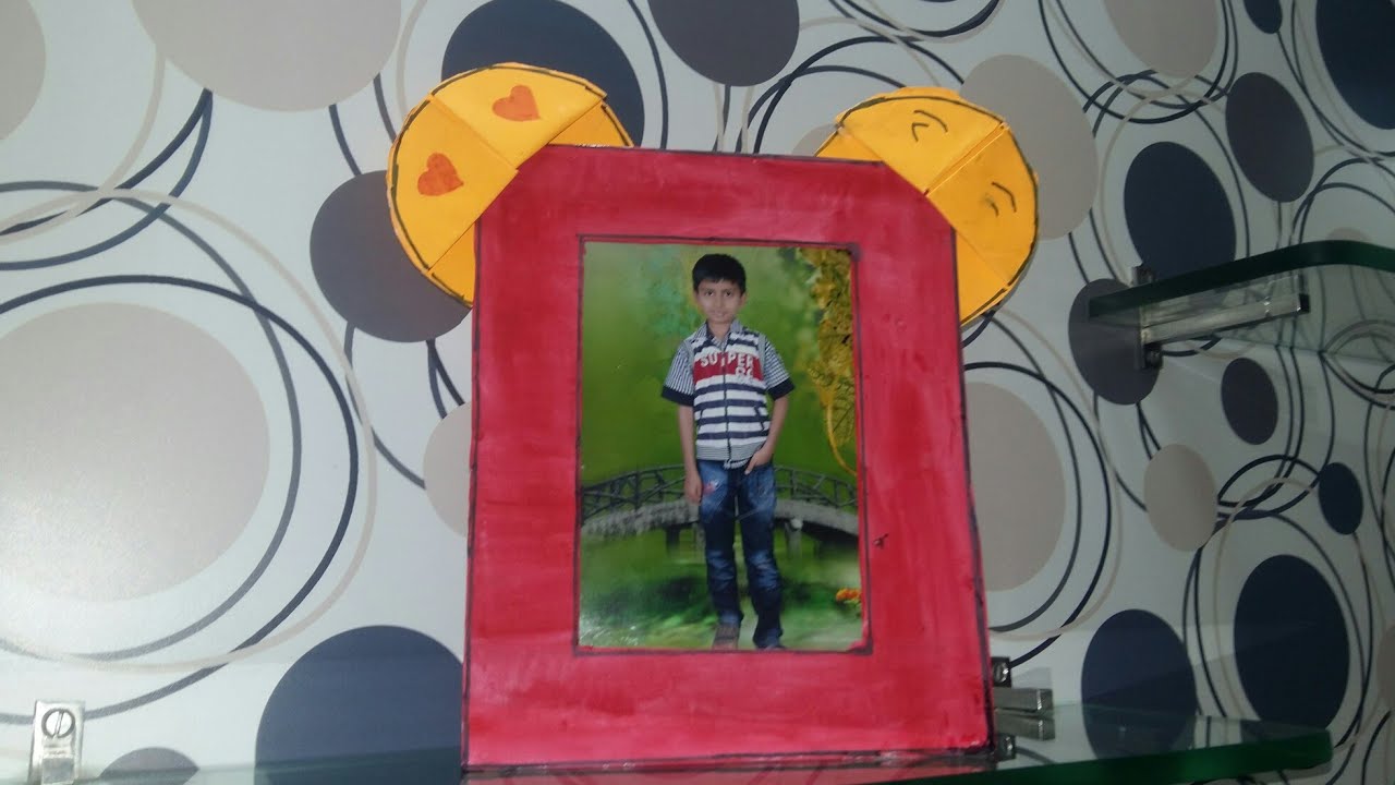 DIY photo frame easy quick simple art||Art World