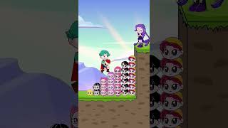 Rainbow Challenge! HELP Rory Redcape Crossing Bridge NumberBlocks | Poppy Playtime 5 #shorts