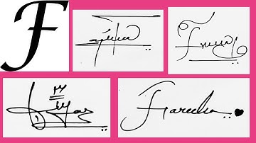 ✍️ F signature | how to make f signature | f signature style | f simple signatures| #signature.